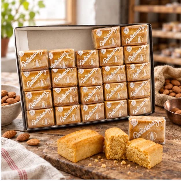 Deliciosas San Enrique, en una mesa de madera