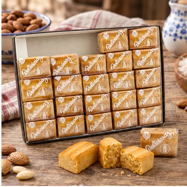 Deliciosas San Enrique, en una mesa de madera