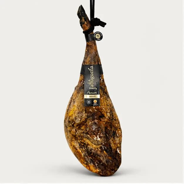 Jamón Premium La Jabugueña, sobre fondo claro