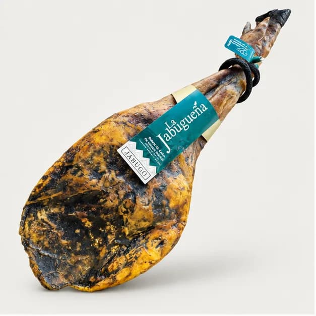 Paleta de Cebo de Campo ibérico 50% Raza Ibérica La Jabugueña, sobre fondo claro