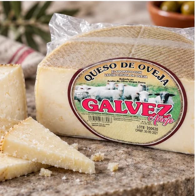 Queso de Oveja Gálvez Añejo, en detalle